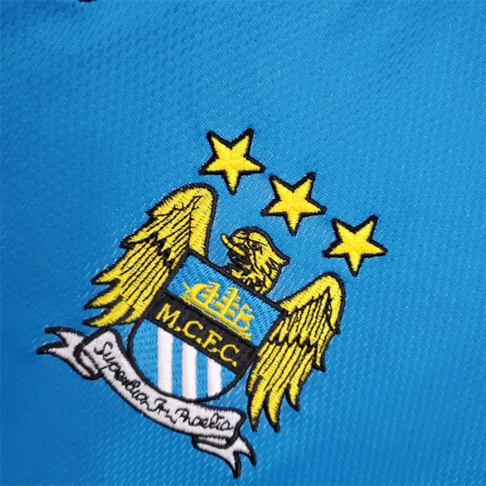 Manchester City Jersey Home Kit 1997/99 Retro Football Team Soccer Shirt