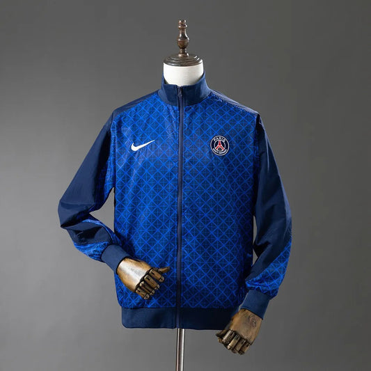 PSG Windbreaker 2025/26 Blue Football Kit