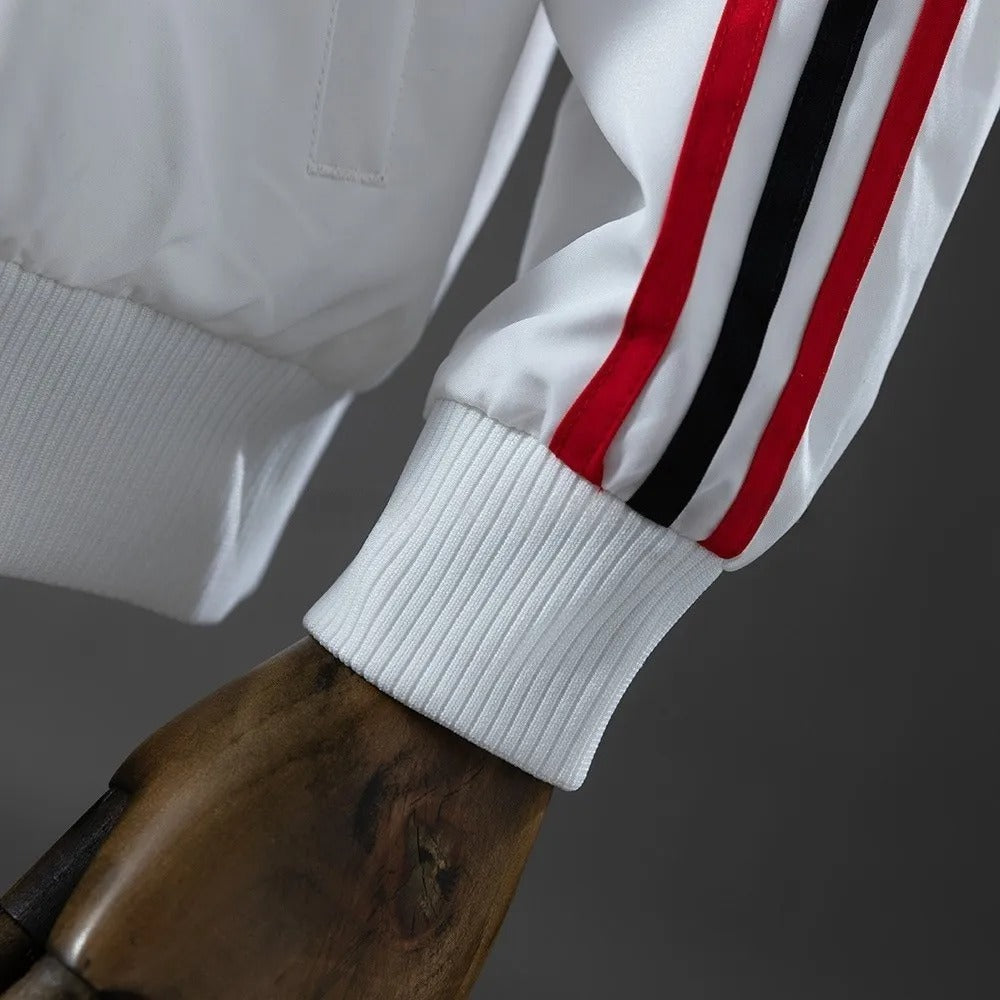 AC Milan Windbreaker 2025/26 White Football Kit