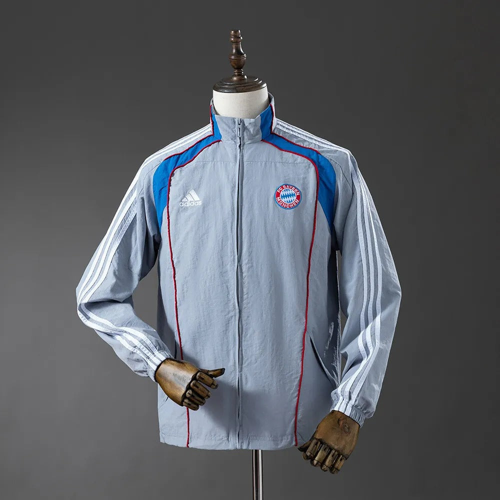 Bayern Munich Windbreaker 2025/26 Grey Football Kit