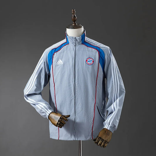 Bayern Munich Windbreaker 2025/26 Grey Football Kit