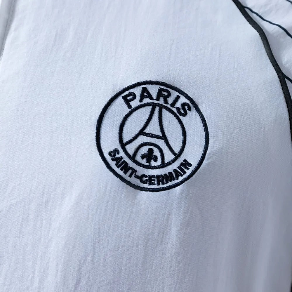 PSG Windbreaker 2025/26 White Football Kit