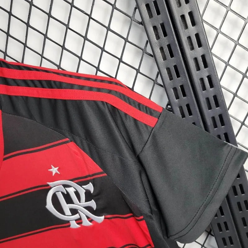 kids flamengo jersey 25/26 home football kit soccer jersey