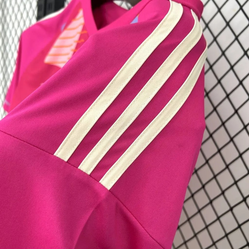 flamengo jersey 25/26 pink goalkeeper football kit soccer jersey