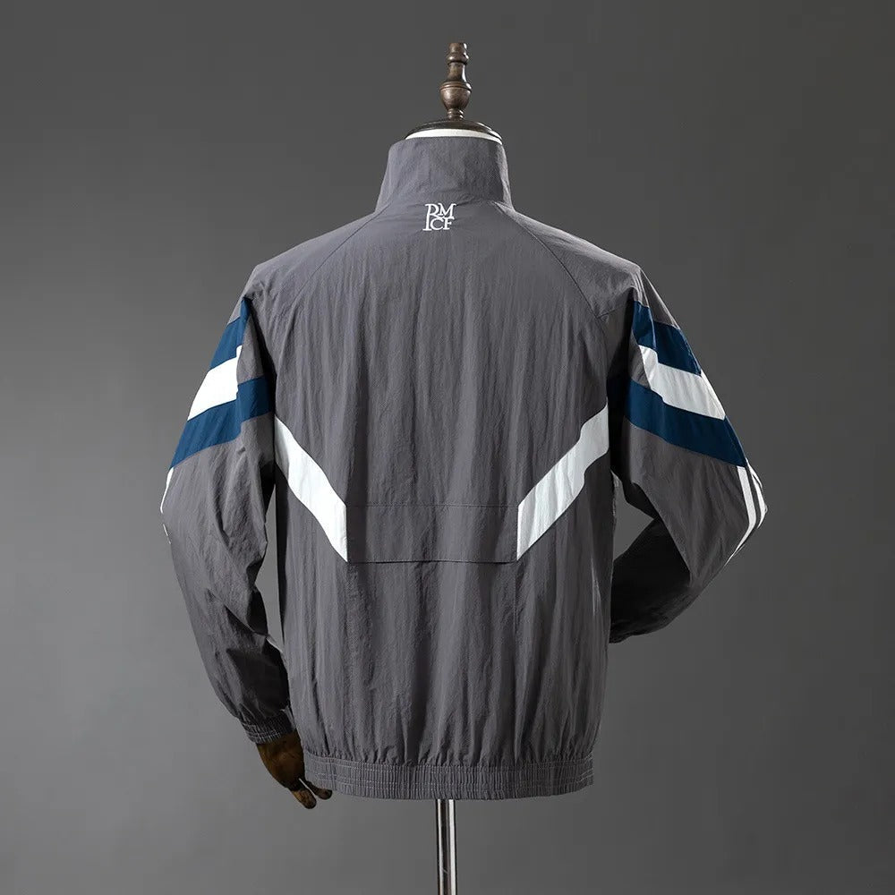 Real Madrid Windbreaker 2025/26 Grey Football Kit