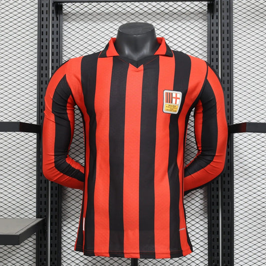Player Version AC Milan Jersey 25/26 Long sleeves 125-Year Anniversary Football Kit Soccer Jersey