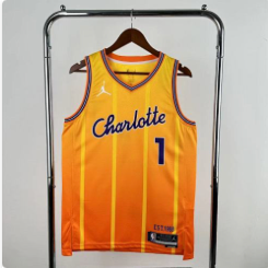 26th Charlotte Hornets City Edition 1 # Ball NBA Jersey S-XXL