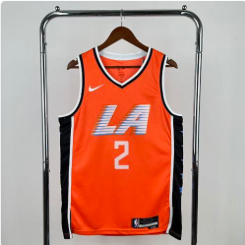 26th Los Angeles Clippers City Edition 2#Leonard NBA Jersey S-XXL