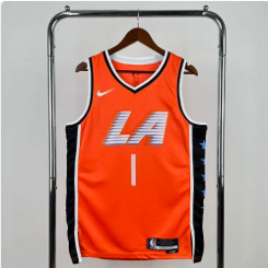 26th Los Angeles Clippers City Edition 1#Harden NBA Jersey S-XXL