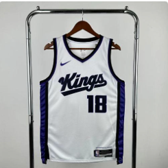 24th Sacramento Kings White 18 # Westbrook NBA Jersey S-XXL