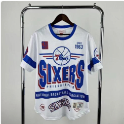26th Philadelphia 76ers MN Retro Short sleeved NBA T-shirt S-XXL