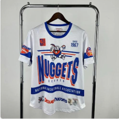 26th Denver Nuggets MN Retro Short sleeved NBA T-shirt S-XXL