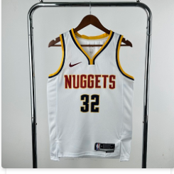 23th Nuggets White 32 # Gordon S-XXL