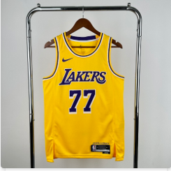 23 Season Lakers Yellow 77 # Dončić S-XXL