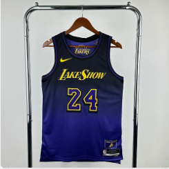 25th season Lakers City Edition 24 # Kobe