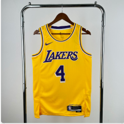 23 season Lakers Yellow 4#KNECHT S-XXL