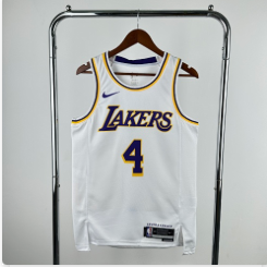 23 season Lakers White 4#KNECHT S-XXL