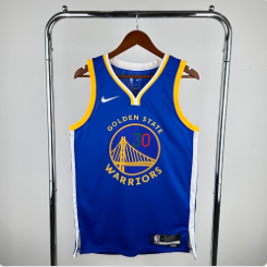 Warriors V-neck Blue # CURRY 30