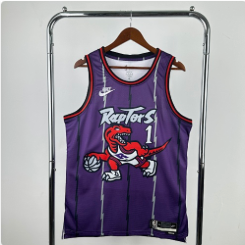26th season Raptors retro Purple 1#McGrady S-XXL