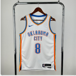 23 Season Thunder White 8 # Williams S-XXL