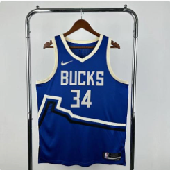 25th season Bucks City Edition 34 # Antetokounmpo S-XXL