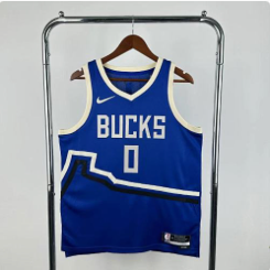 25th season Bucks City Edition 0 # Lillard S-XXL