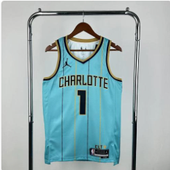 25th season Hornets City Edition 1 # Ball S-XXL